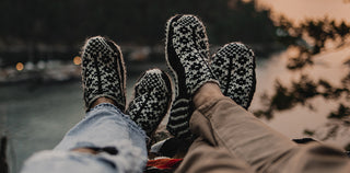 Wool Winter muk luk slipper socks