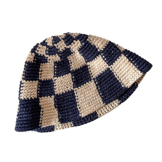 Hand Knit Cotton Crochet Summer Bucket Hat for Men and Women