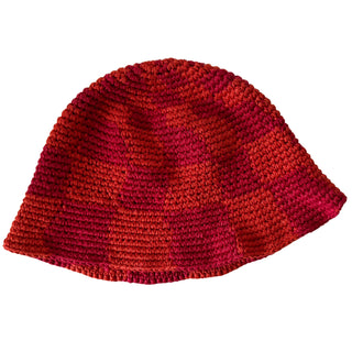 Hand Knit Cotton Crochet Summer Bucket Hat for Men and Women