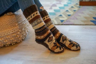 Tibetan Socks are the "Old Fashioned Slipper Socks"
