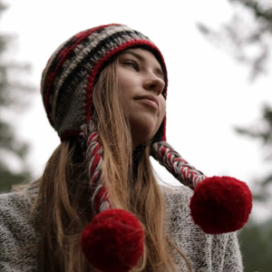 Hand knit winter 2024 hats