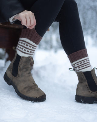 Handmade Merino Wool Crew Socks For Men and Women