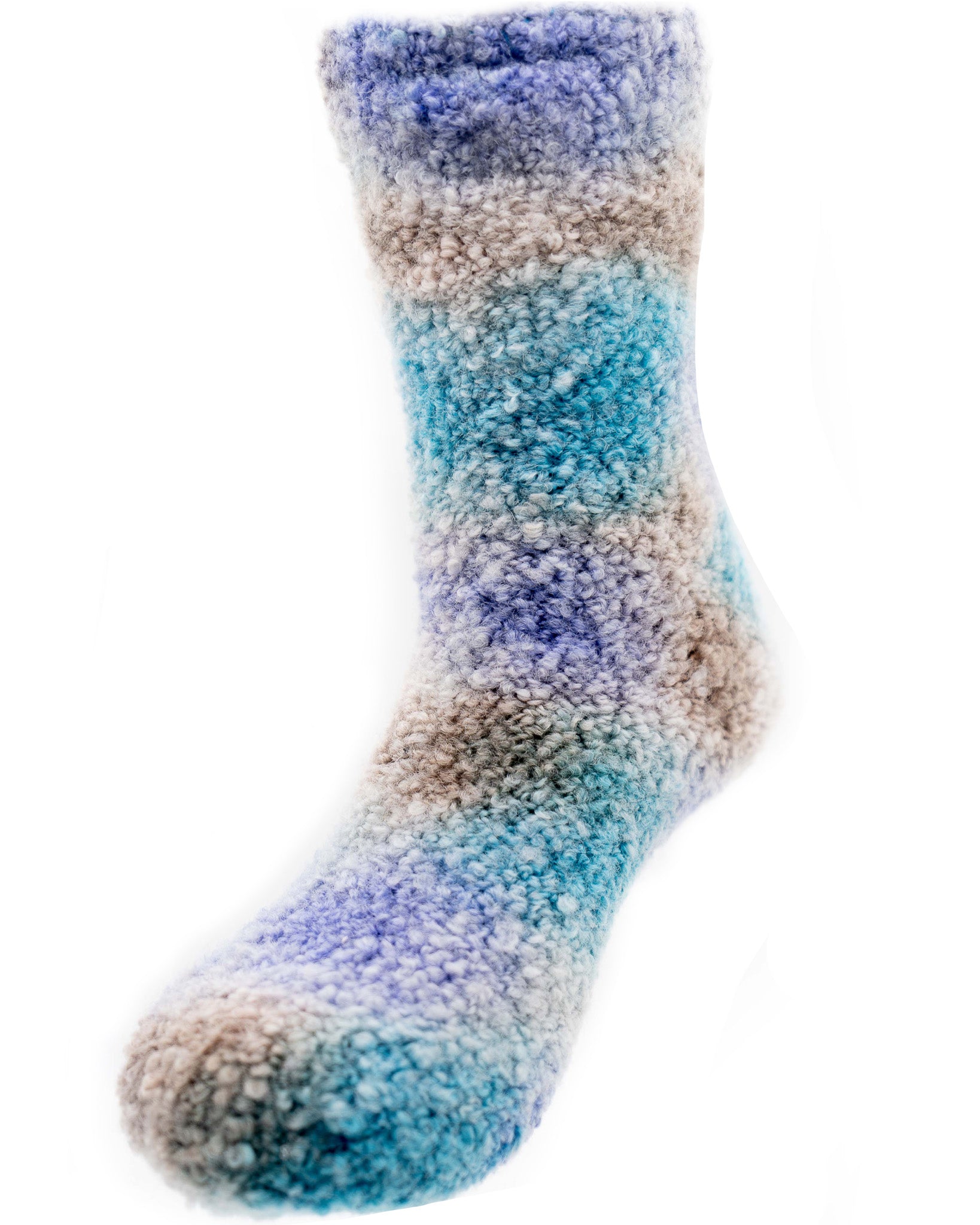 Women's Thick Knit Fuzzy Warm Sherpa Fleece Lined Winter Slipper Socks –  Trendilize