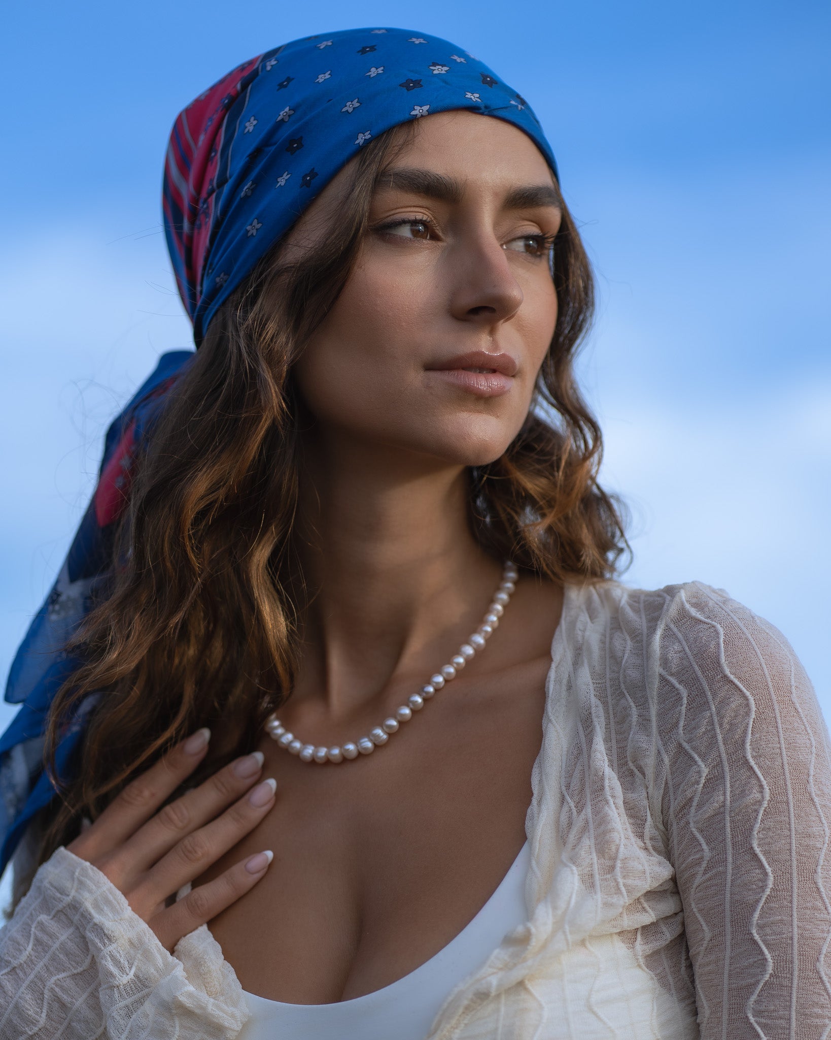 Freshwater pearl necklaces