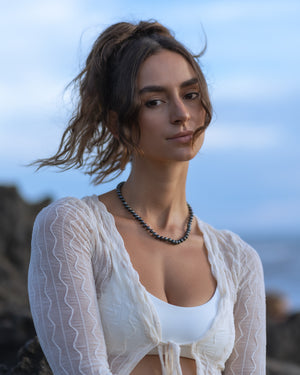 Freshwater pearl necklaces